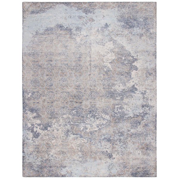 Safavieh 3 x 5 ft. Restoration Vintage Rectanglar Handmade Wool Rug Blue & Ivory RVT111M-3